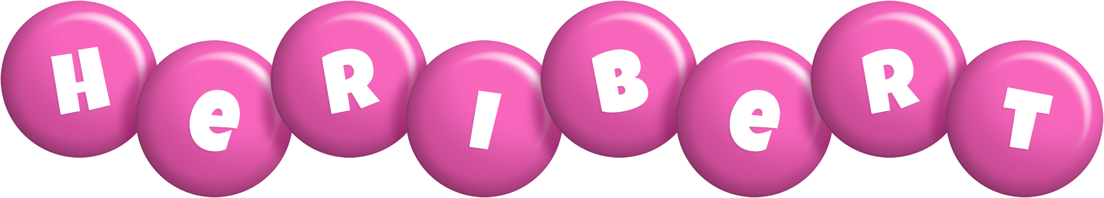 Heribert candy-pink logo