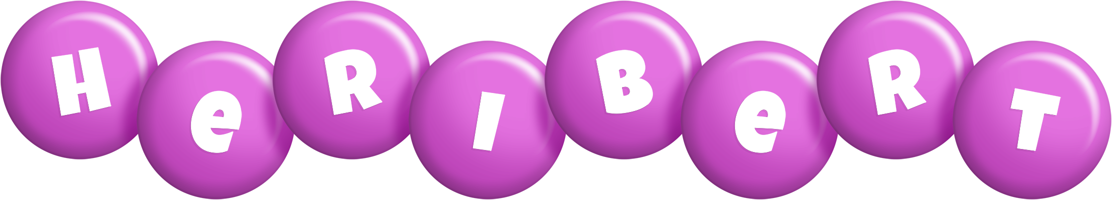 Heribert candy-purple logo