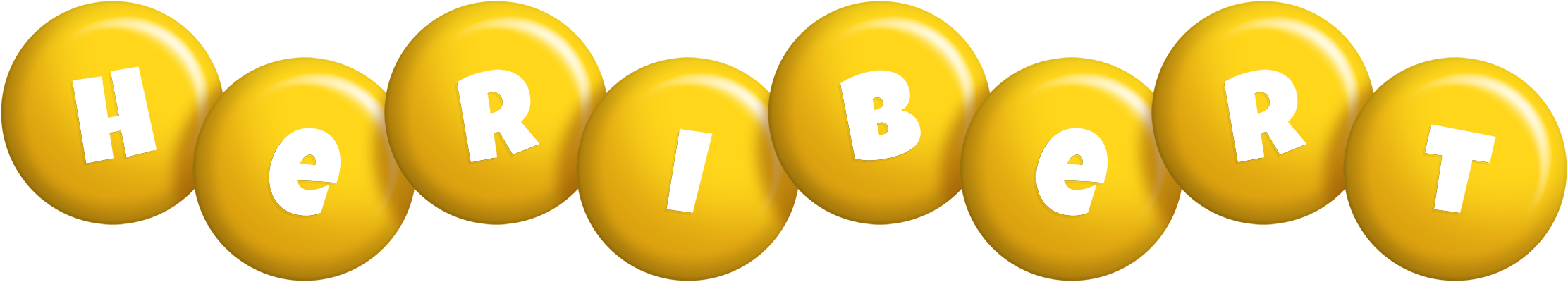 Heribert candy-yellow logo