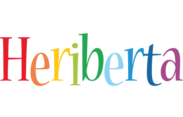 Heriberta birthday logo