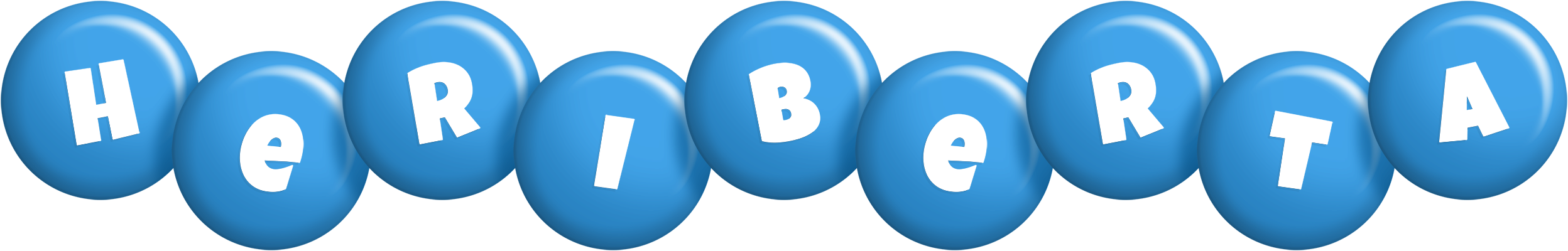 Heriberta candy-blue logo