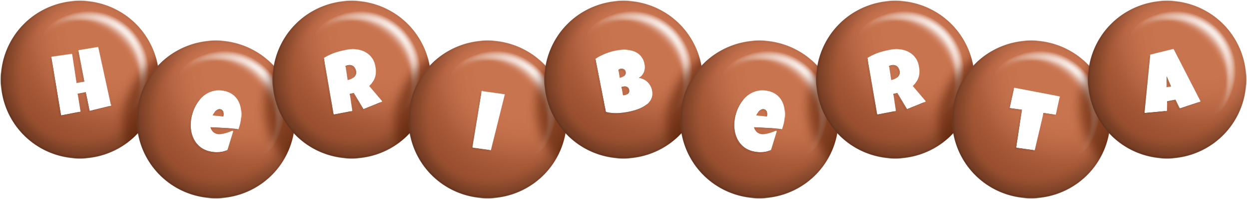 Heriberta candy-brown logo