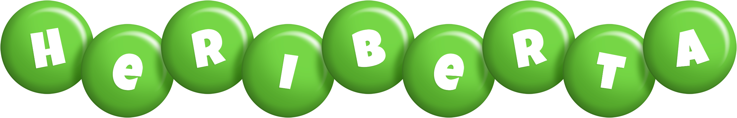 Heriberta candy-green logo