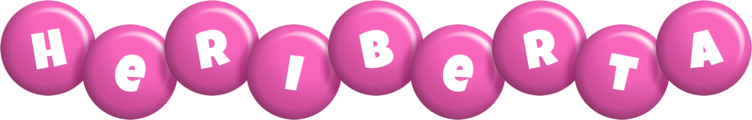 Heriberta candy-pink logo