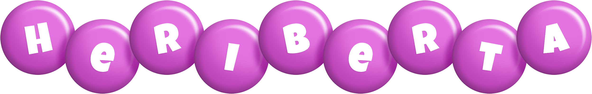 Heriberta candy-purple logo