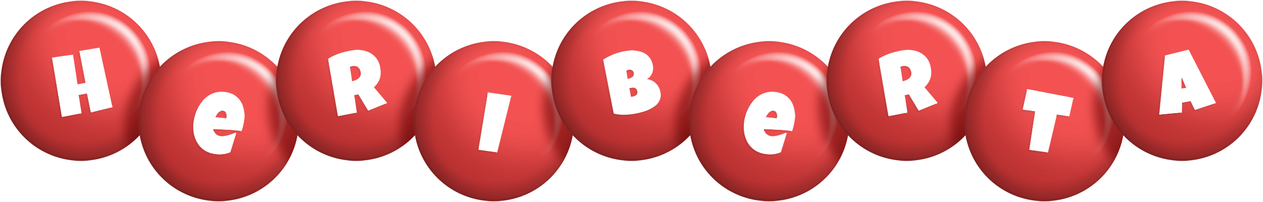 Heriberta candy-red logo