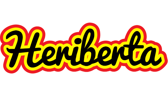 Heriberta flaming logo