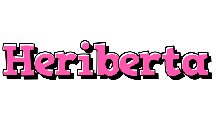 Heriberta girlish logo