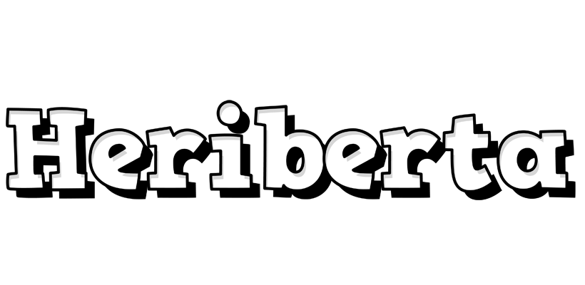 Heriberta snowing logo