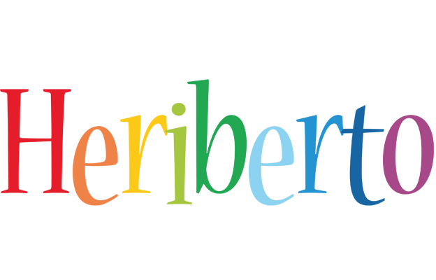 Heriberto birthday logo