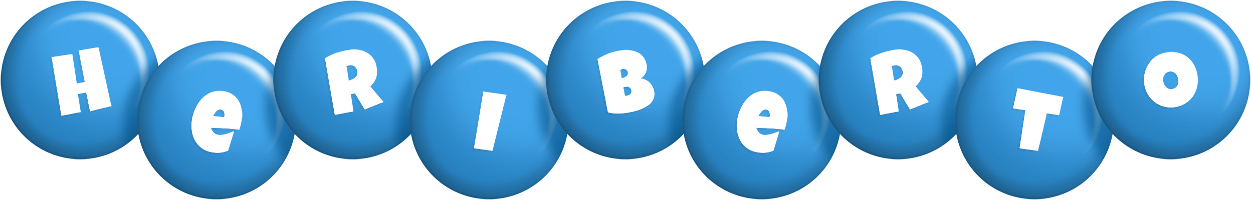Heriberto candy-blue logo