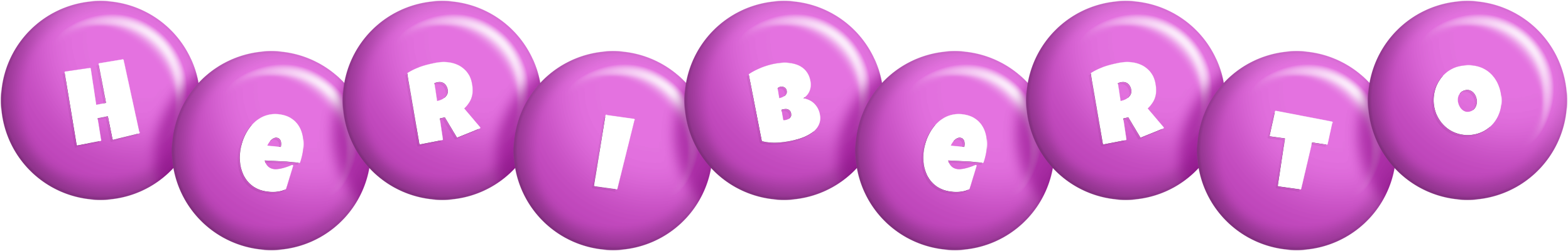 Heriberto candy-purple logo