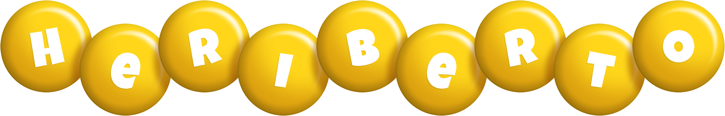 Heriberto candy-yellow logo