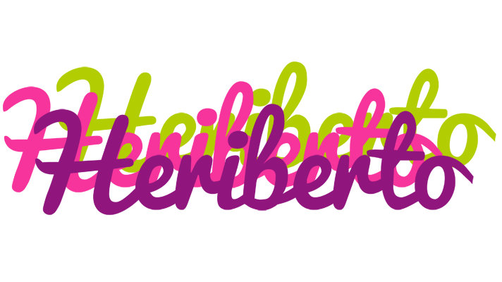 Heriberto flowers logo