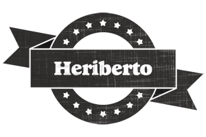 Heriberto grunge logo