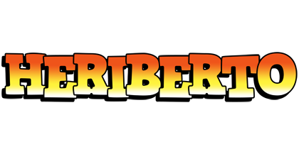 Heriberto sunset logo