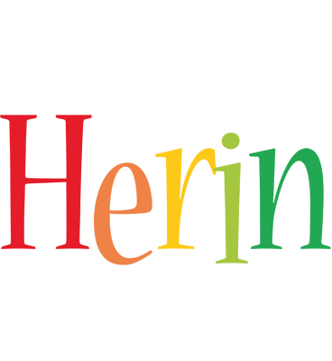 Herin birthday logo