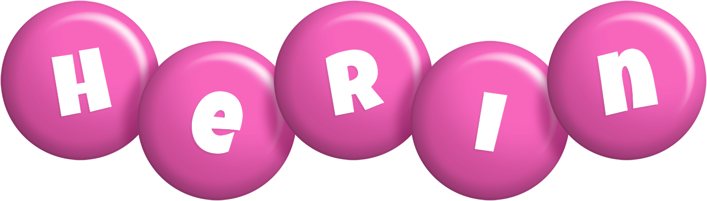 Herin candy-pink logo