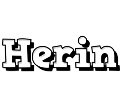 Herin snowing logo