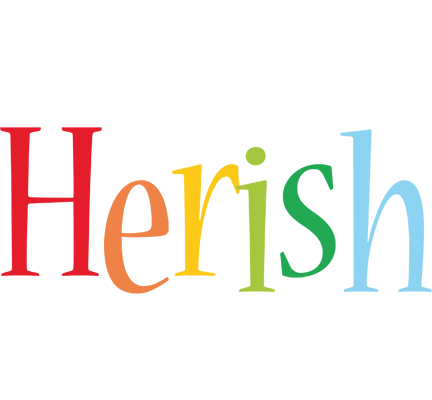 Herish birthday logo
