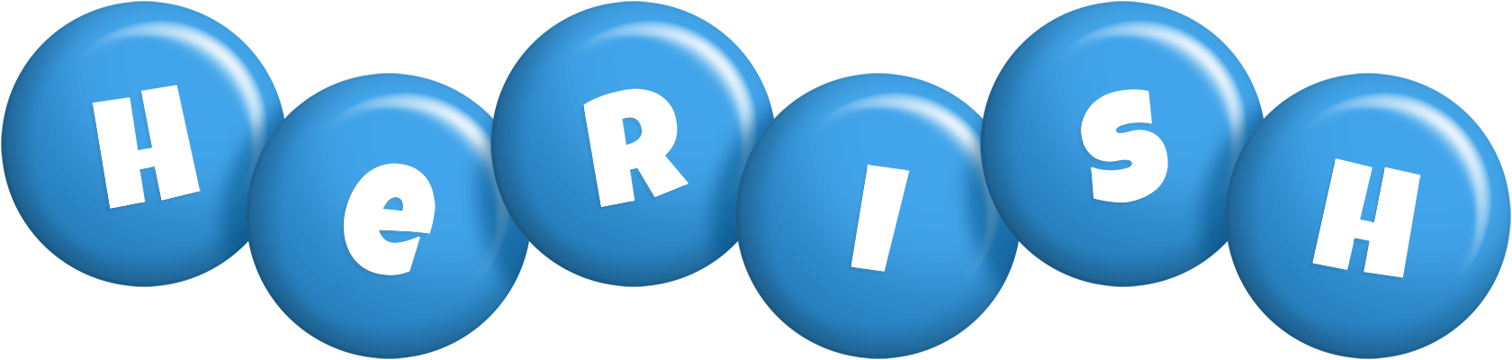 Herish candy-blue logo