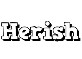 Herish snowing logo
