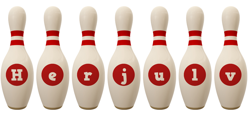 Herjulv bowling-pin logo