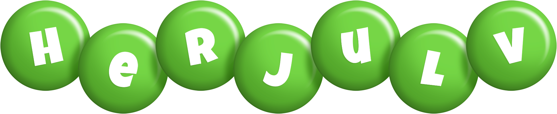 Herjulv candy-green logo
