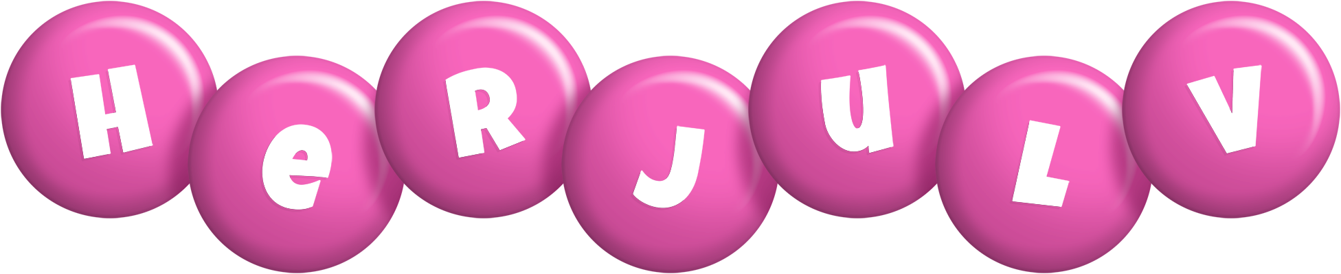 Herjulv candy-pink logo