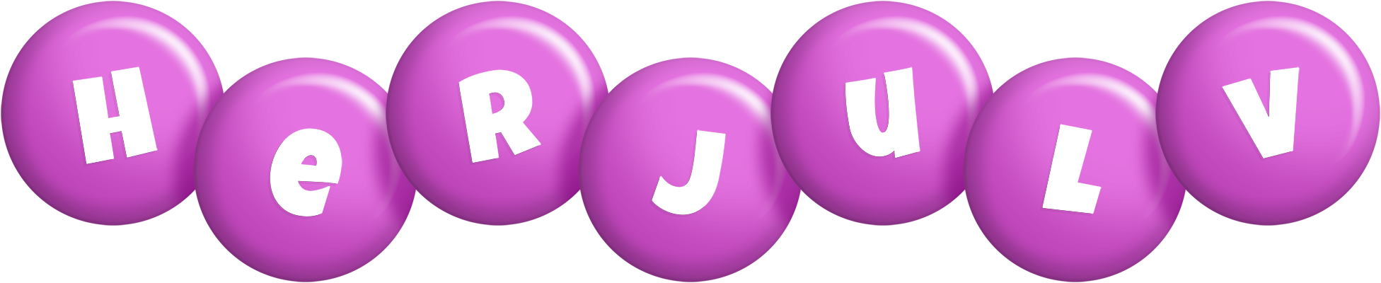 Herjulv candy-purple logo