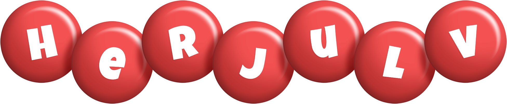 Herjulv candy-red logo