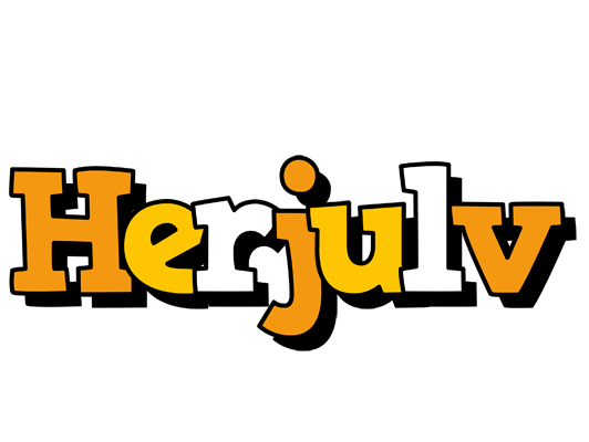 Herjulv cartoon logo