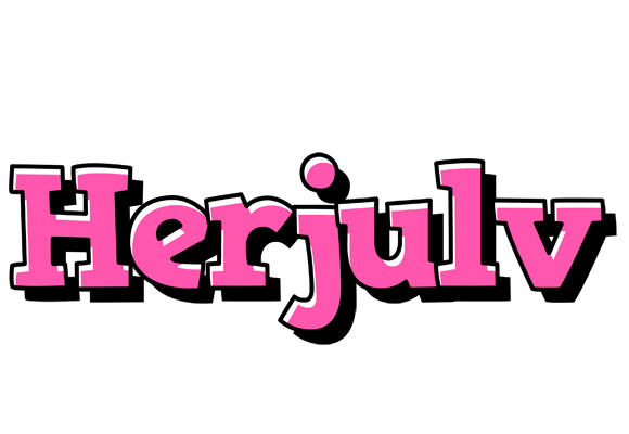 Herjulv girlish logo