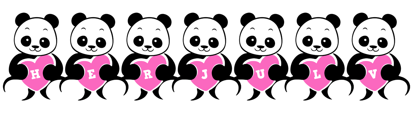 Herjulv love-panda logo