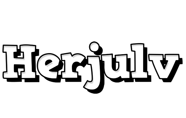 Herjulv snowing logo
