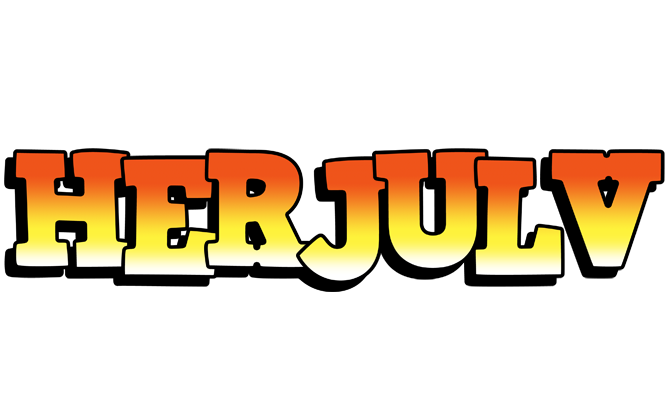 Herjulv sunset logo