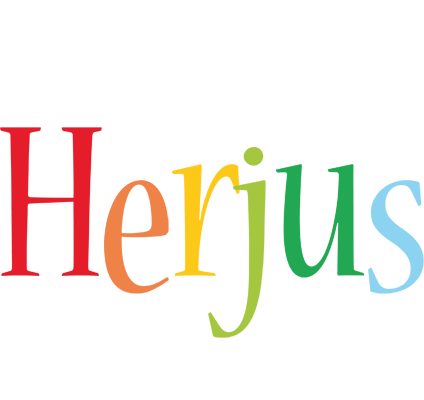 Herjus birthday logo