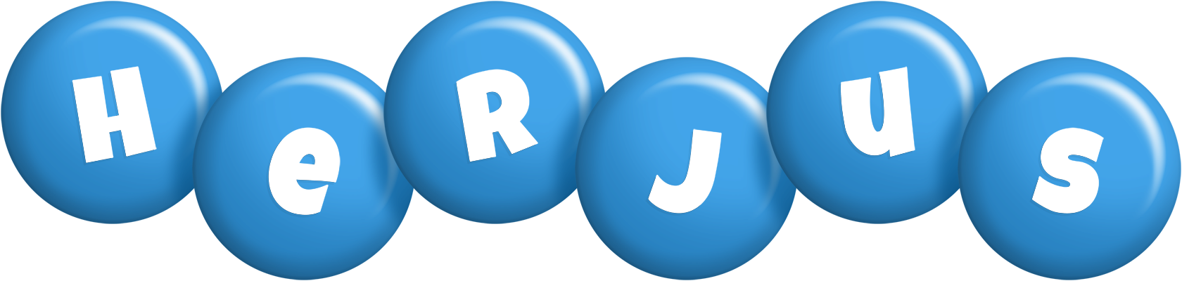 Herjus candy-blue logo