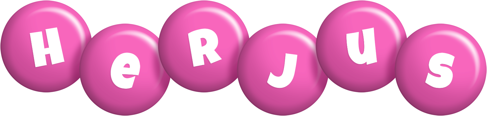 Herjus candy-pink logo