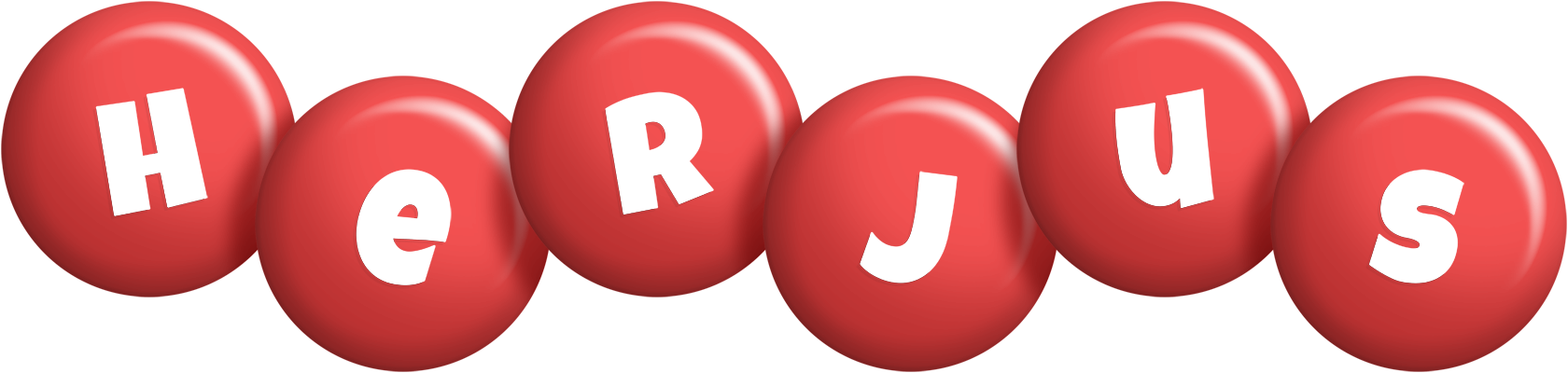 Herjus candy-red logo