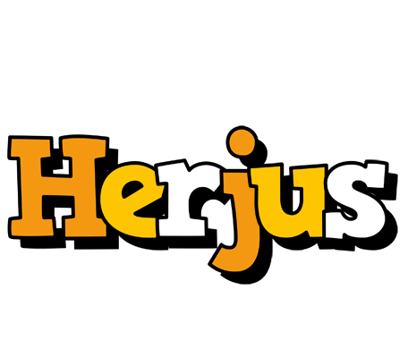Herjus cartoon logo
