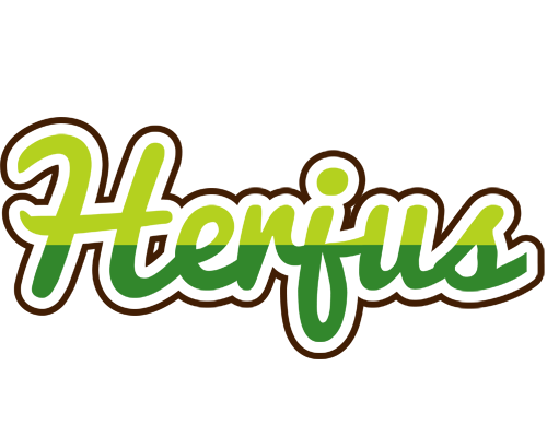 Herjus golfing logo