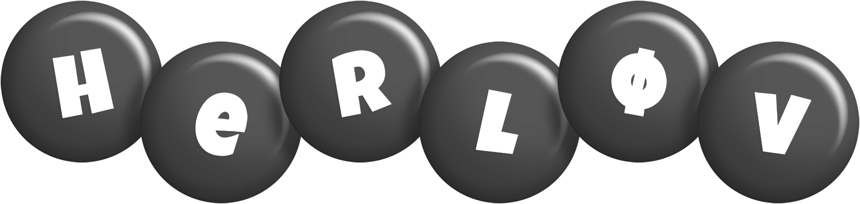 Herløv candy-black logo