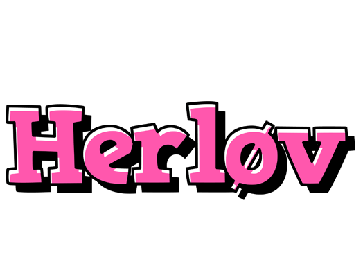 Herløv girlish logo