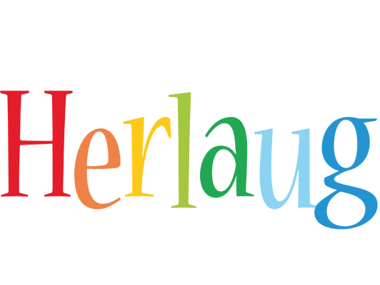 Herlaug birthday logo