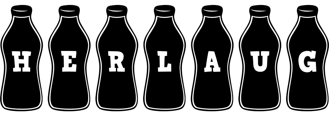 Herlaug bottle logo