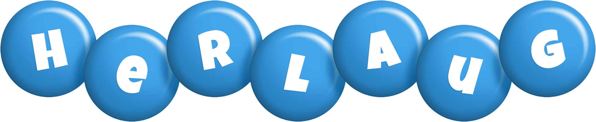 Herlaug candy-blue logo