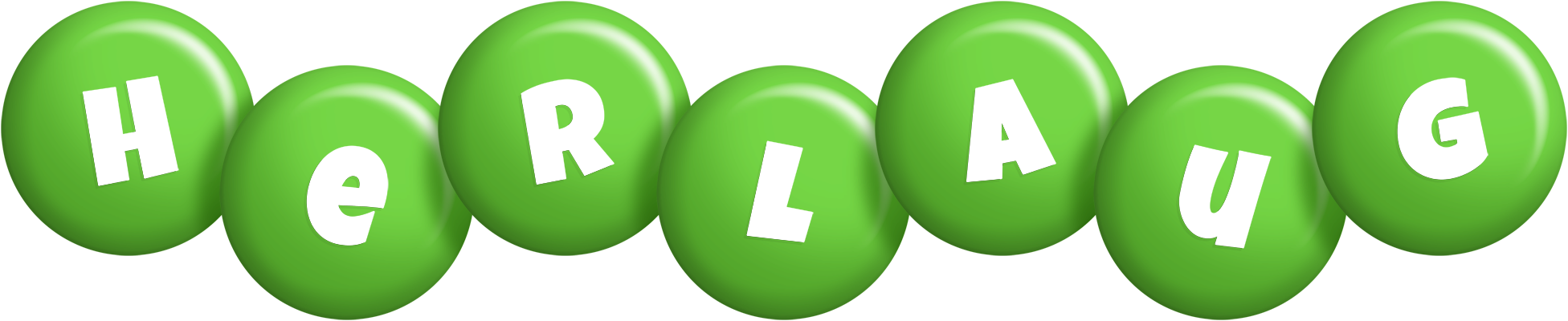 Herlaug candy-green logo