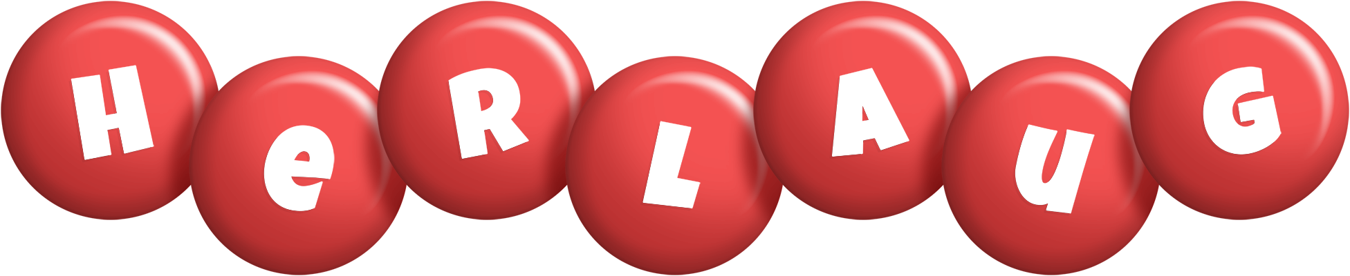 Herlaug candy-red logo