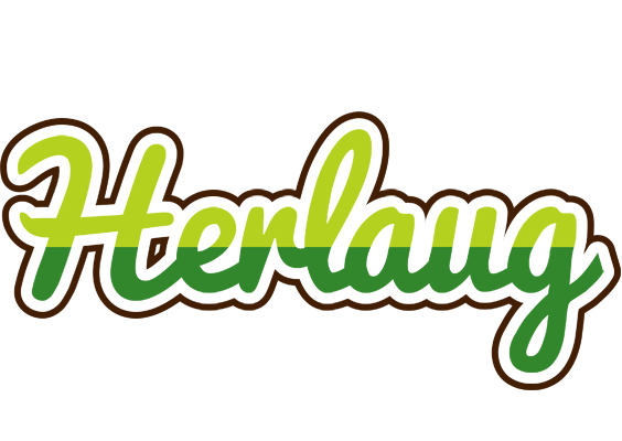 Herlaug golfing logo